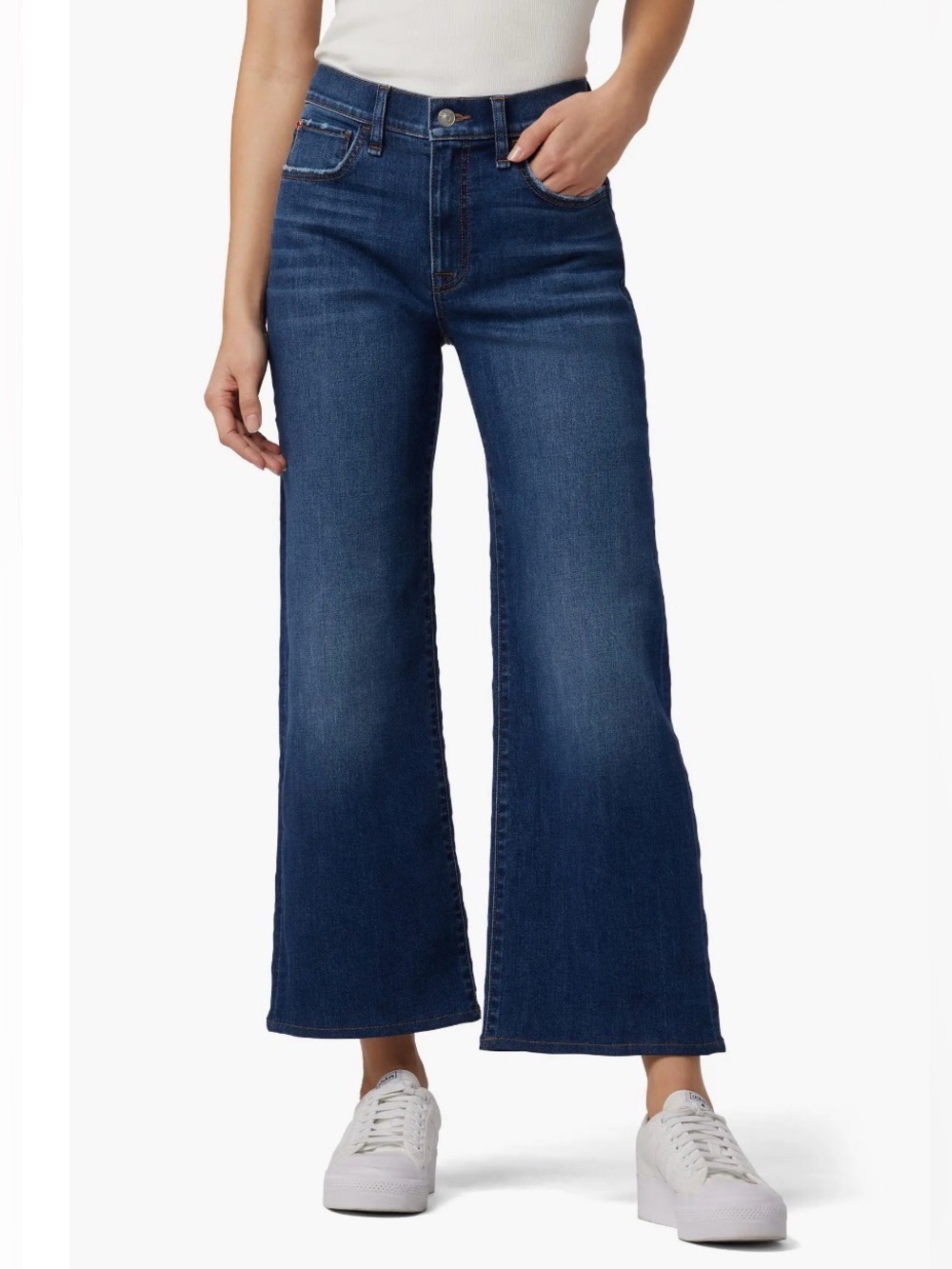 Hudson Jeans Rosalie Wide leg high rise  Dark Blue Denim size 29